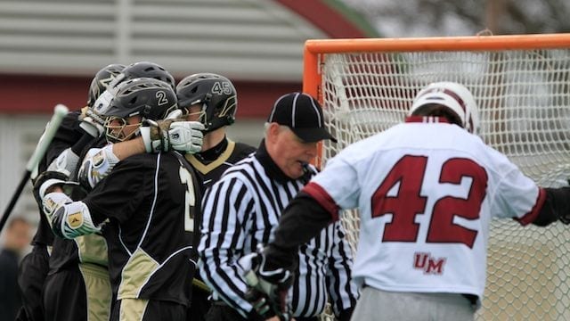 lacrosse official after goal