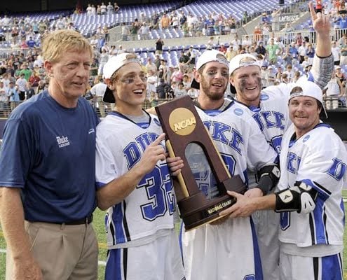 head coach john danowski duke larosse allstars