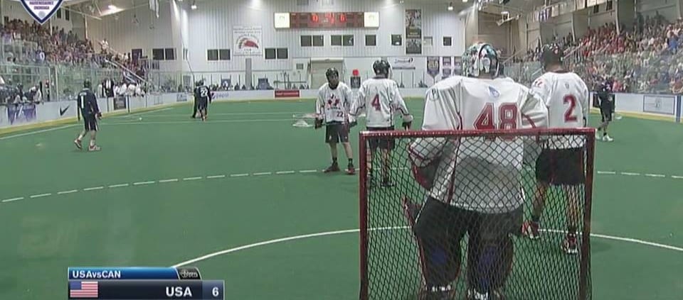 Canada vs USA world indoor lacrosse championships 2015