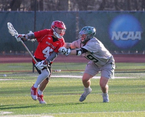 short stick sideline clear vs 3 3 zone ride play