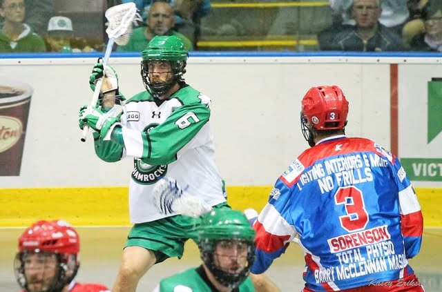 mann cup 2015 box lacrosse brooklin strong side rotation offense play