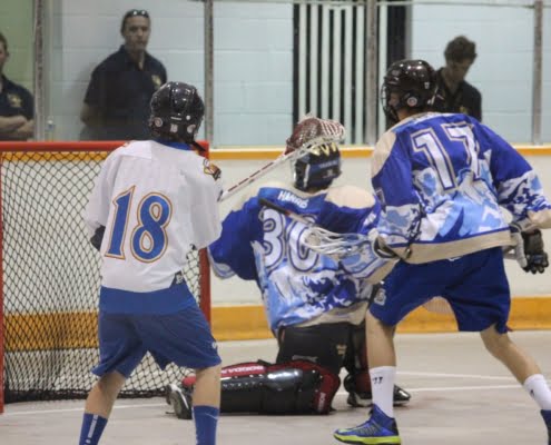 box lacrosse swing and shoot pregame warm up practice drill