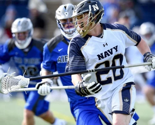 lacrosse defense heavy long pole on ball pressure