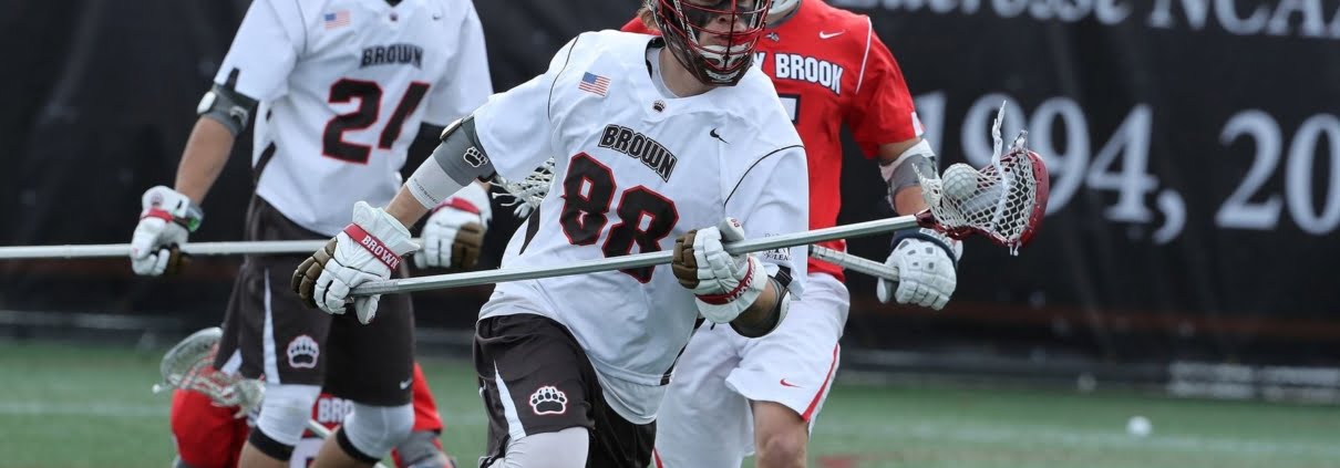 brown lacrosse 5 on 4 clear passing slow break practice drill